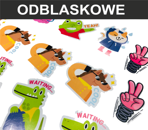 Naklejki odblaskowe